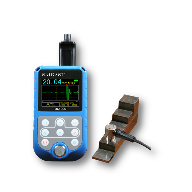 SAIKASI/賽卡司DC4000超聲波測(cè)厚儀 隔漆層厚度測(cè)量?jī)x 數(shù)顯測(cè)厚儀